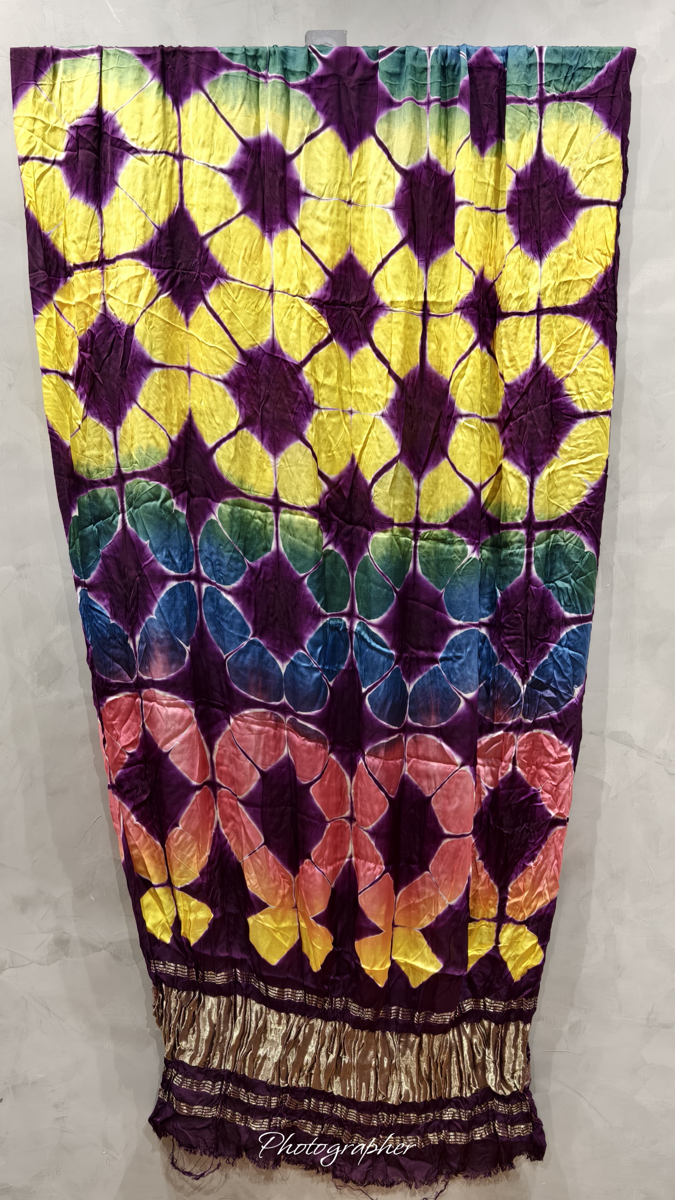 Fabric Modal Silk Block Printed Dupatta