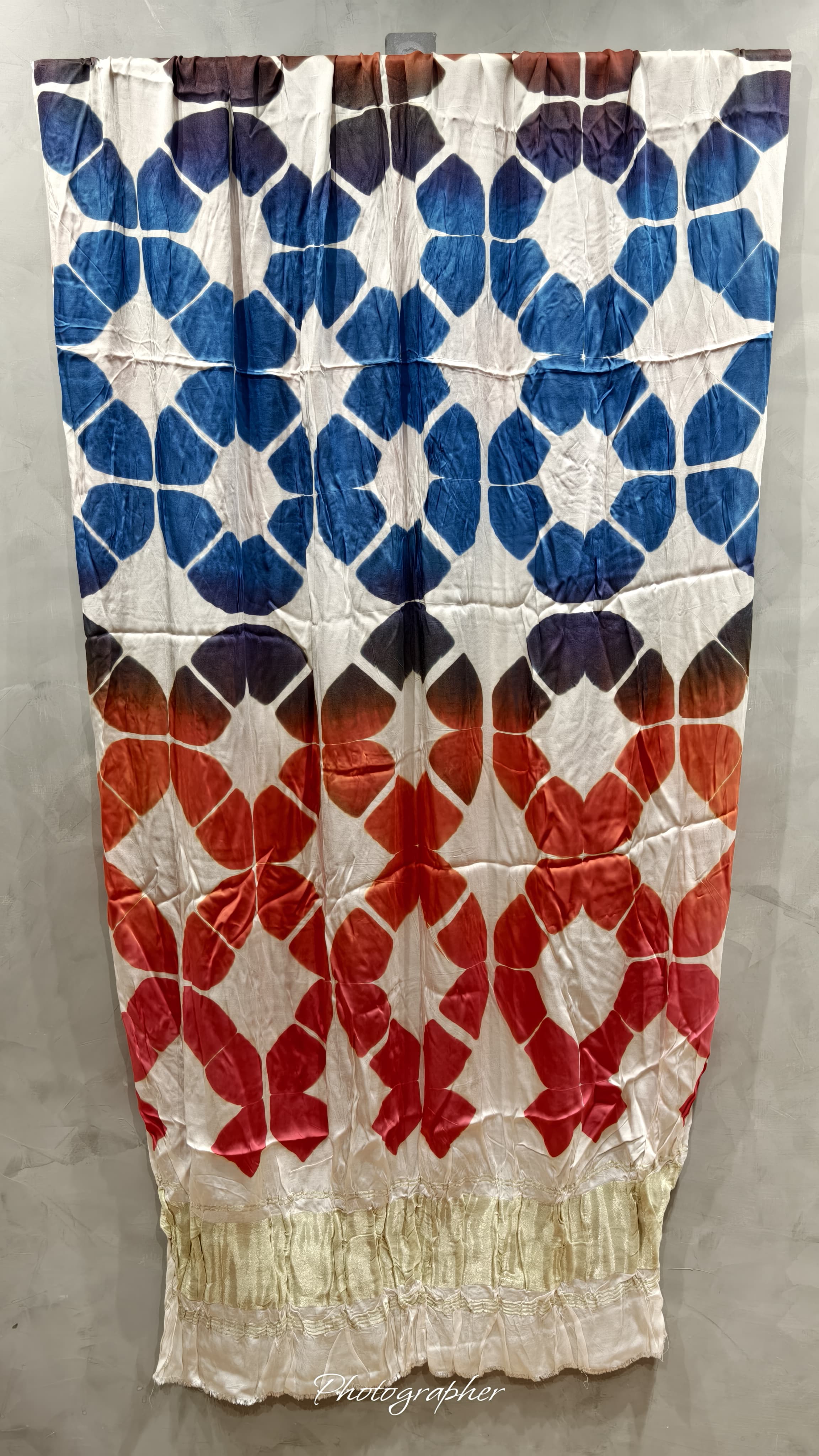 Fabric Modal Silk Block Printed Dupatta