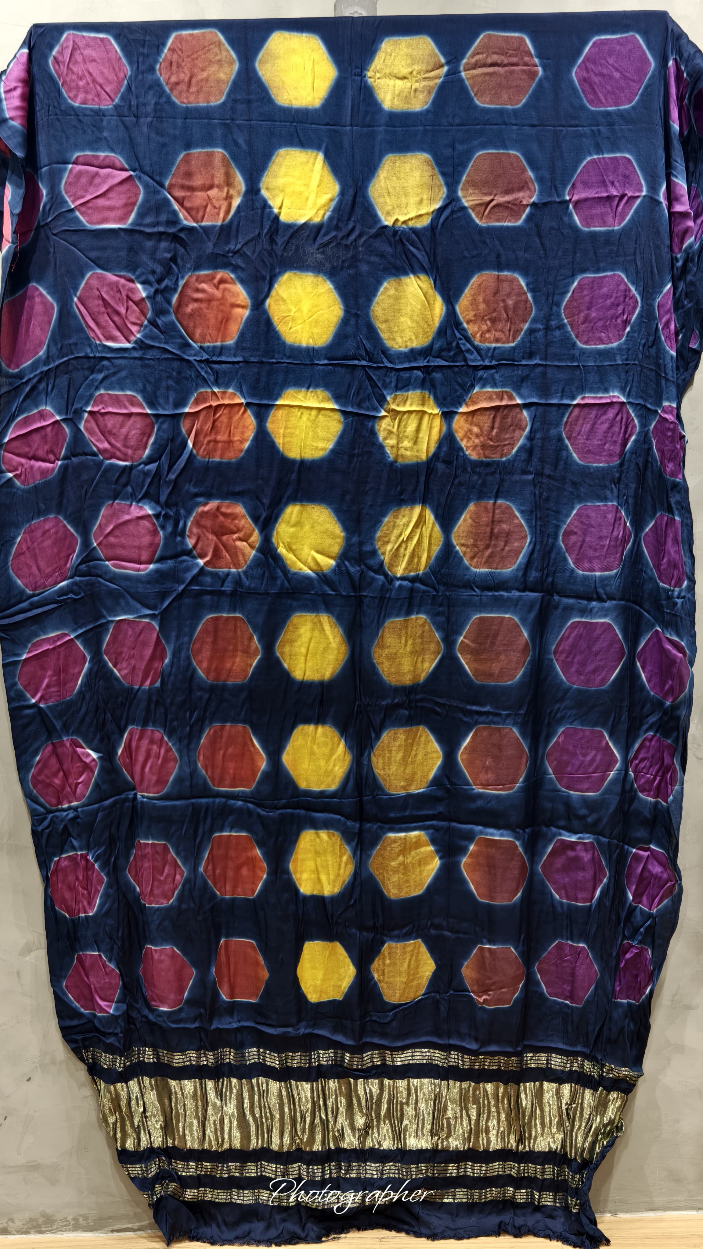 Fabric Modal Silk Block Printed Dupatta