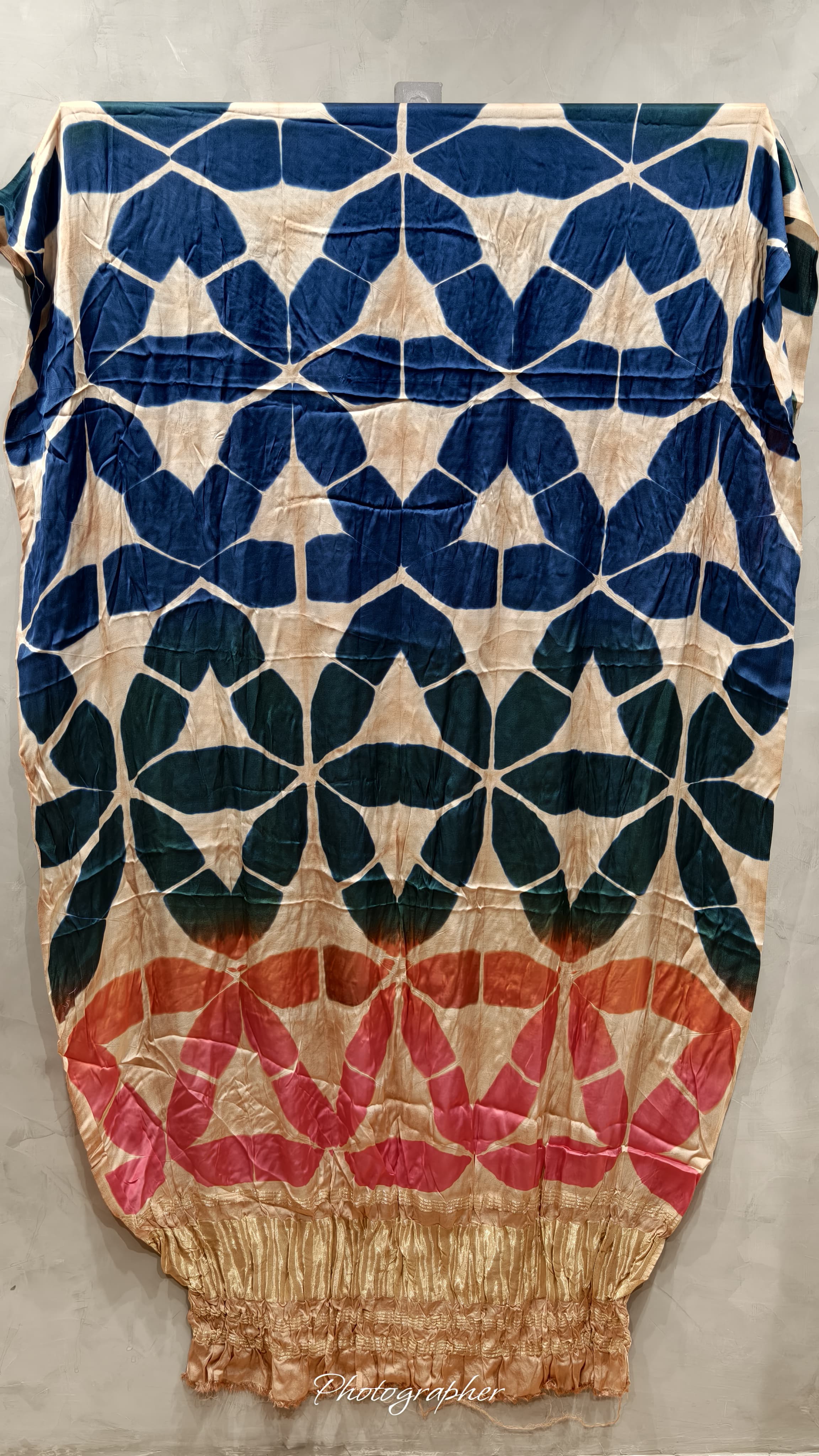 Fabric Modal Silk Block Printed Dupatta
