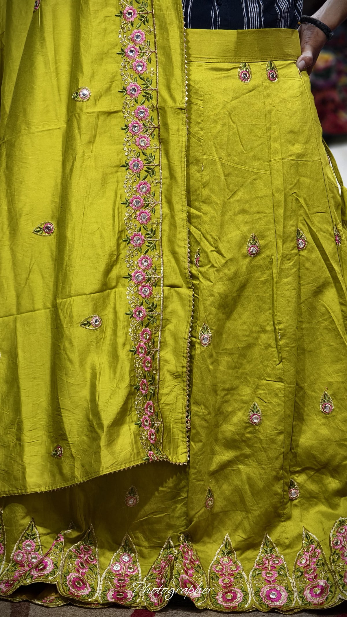 Mal Cotton Fabric Ghagra Choli with Full Work