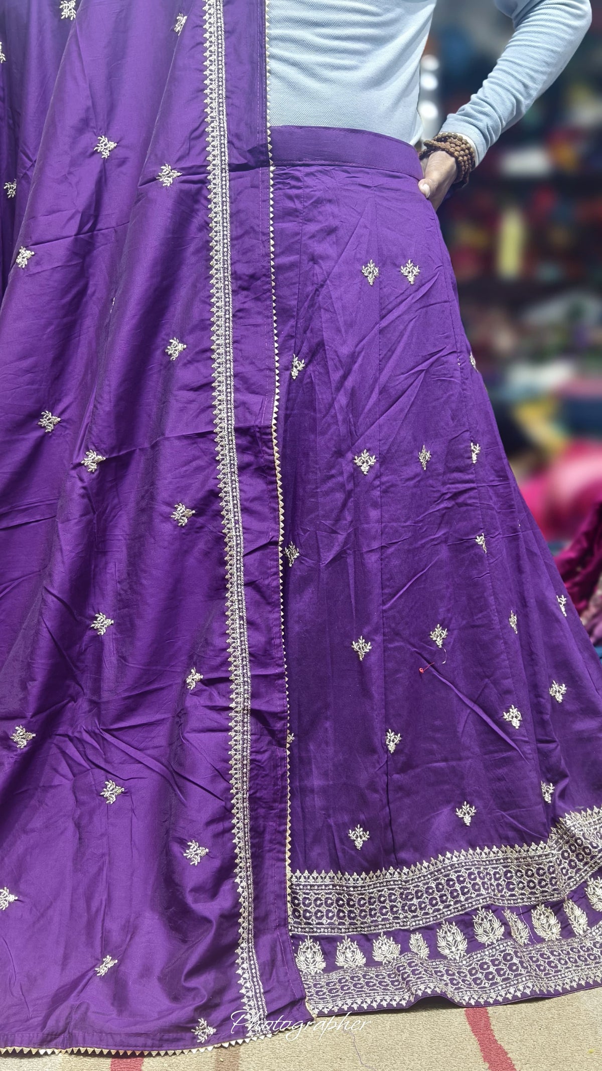 Mal Cotton Fabric Ghagra Choli with Full Work