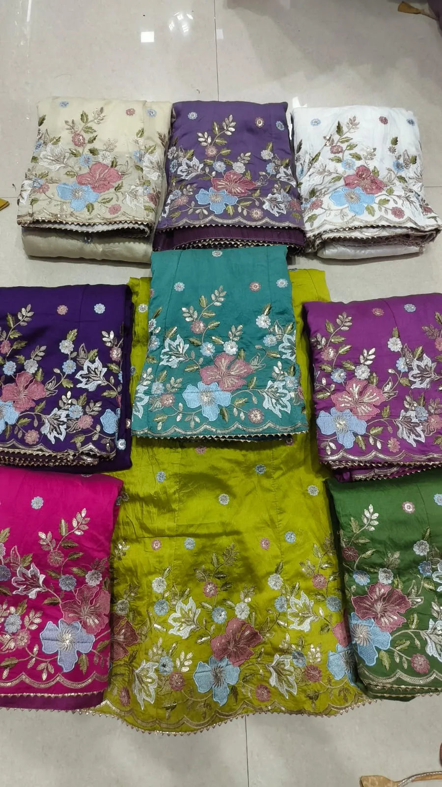 Premium Cotton Lakhnawi Embroidery Chaniya Choli Set