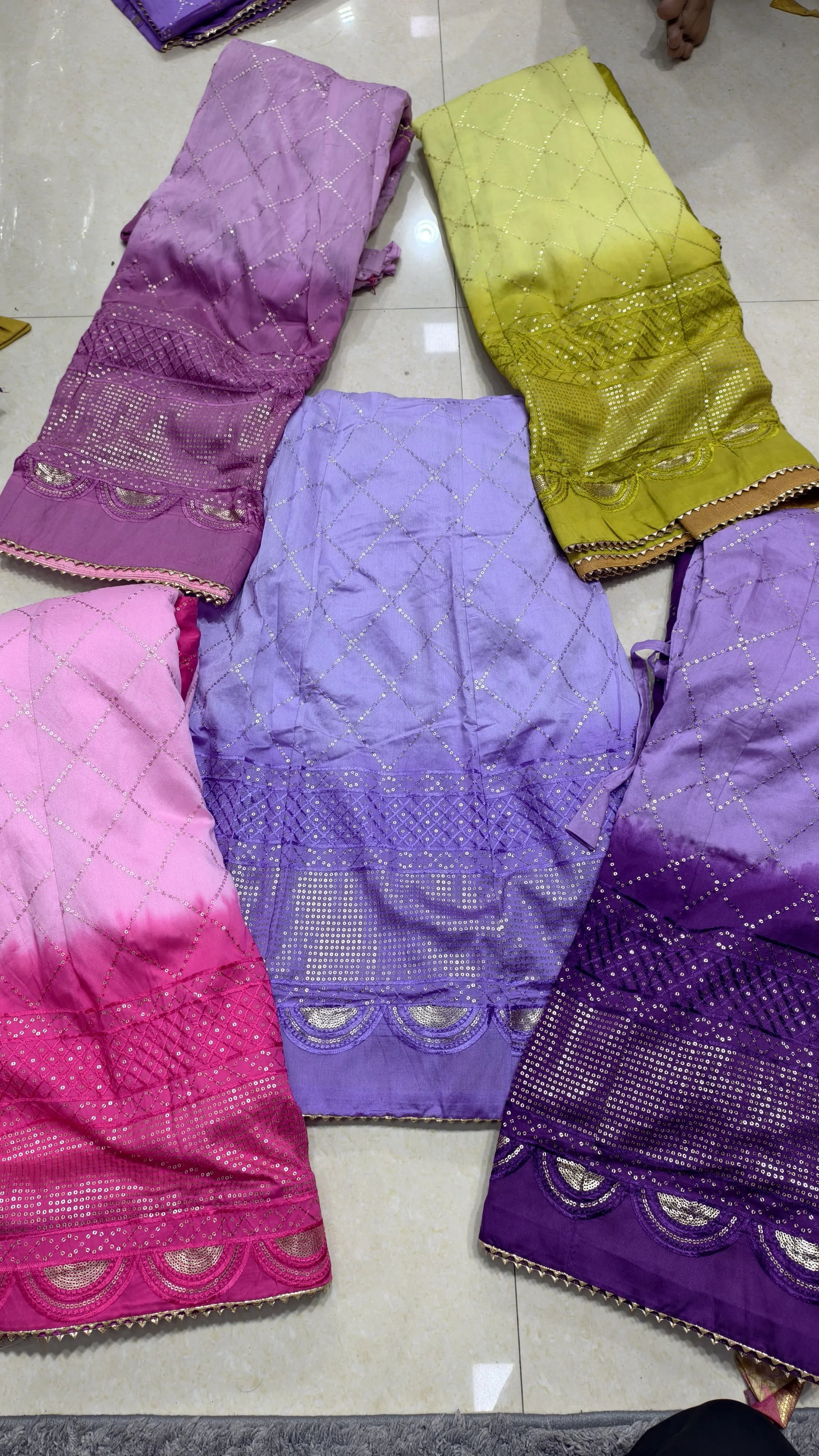 Premium Cotton Lakhnawi Embroidery Chaniya Choli Set