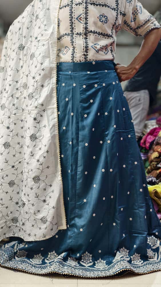 Premium Cotton Luxury Embroidery Chaniya Choli Pair