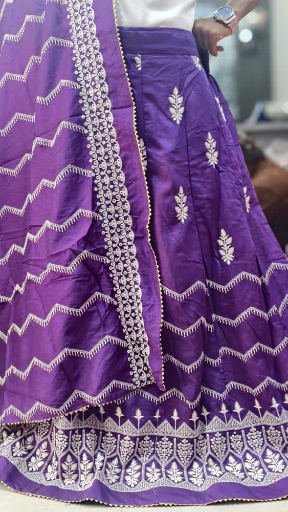 Premium Cotton Luxury Embroidery Chaniya Choli Pair