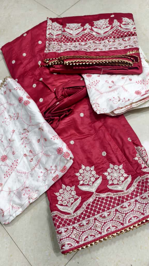 Premium Cotton Luxury Embroidery Couple Pair