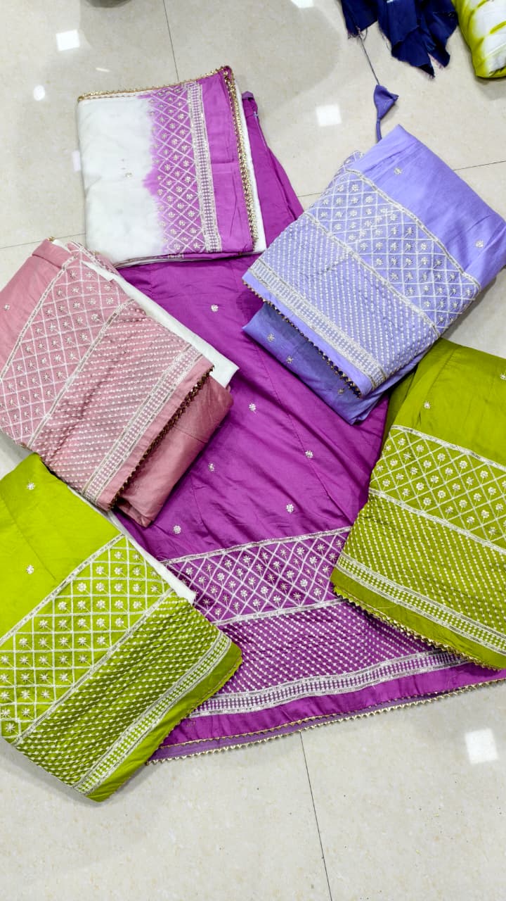 Premium Cotton Luxury Embroidery Couple Pair