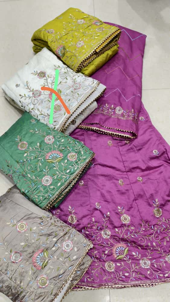 Premium Cotton Luxury Embroidery Couple Pair