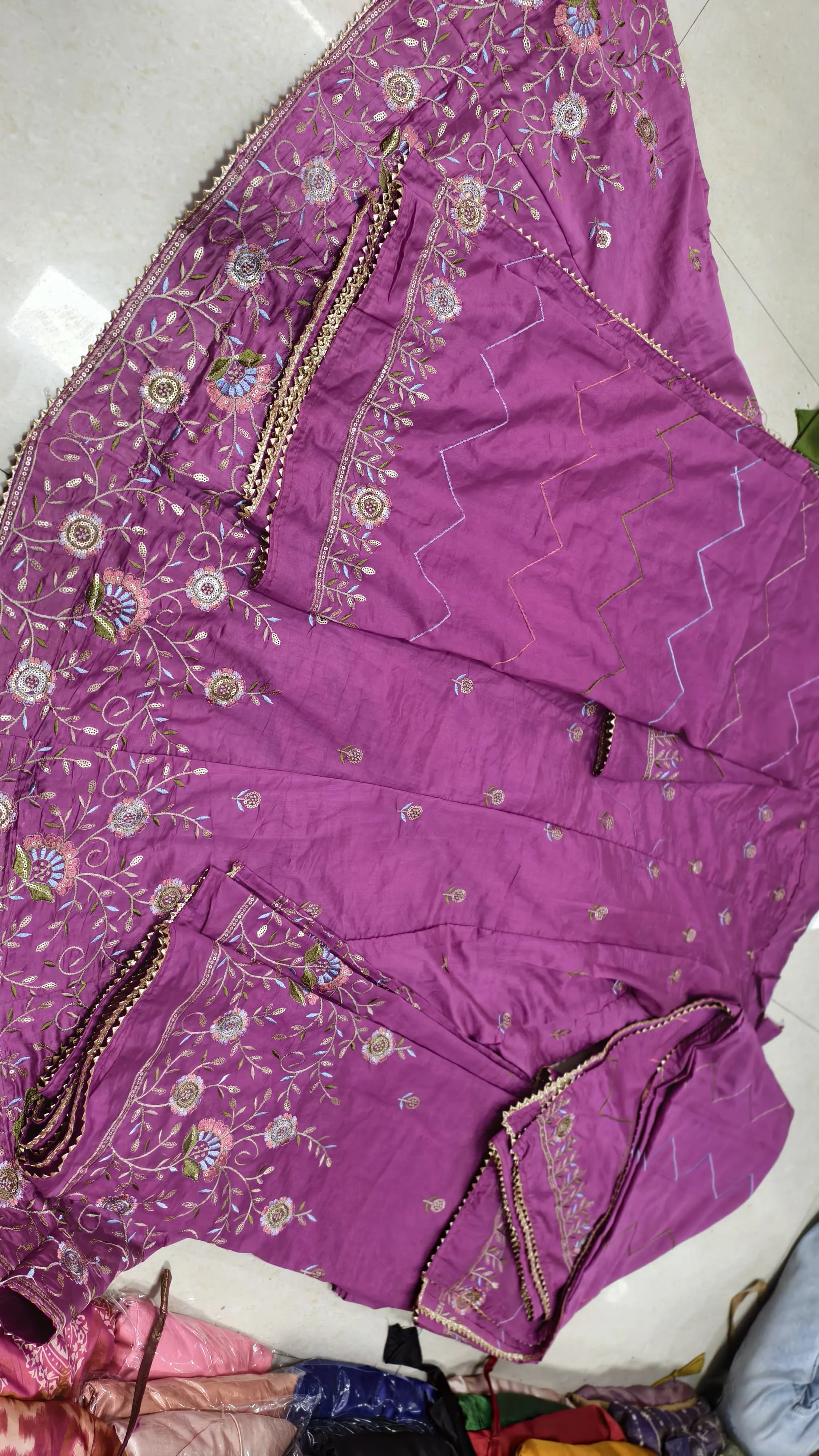 Premium Cotton Luxury Embroidery Couple Pair