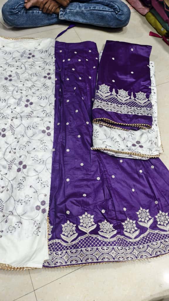 Premium Cotton Luxury Embroidery Couple Pair