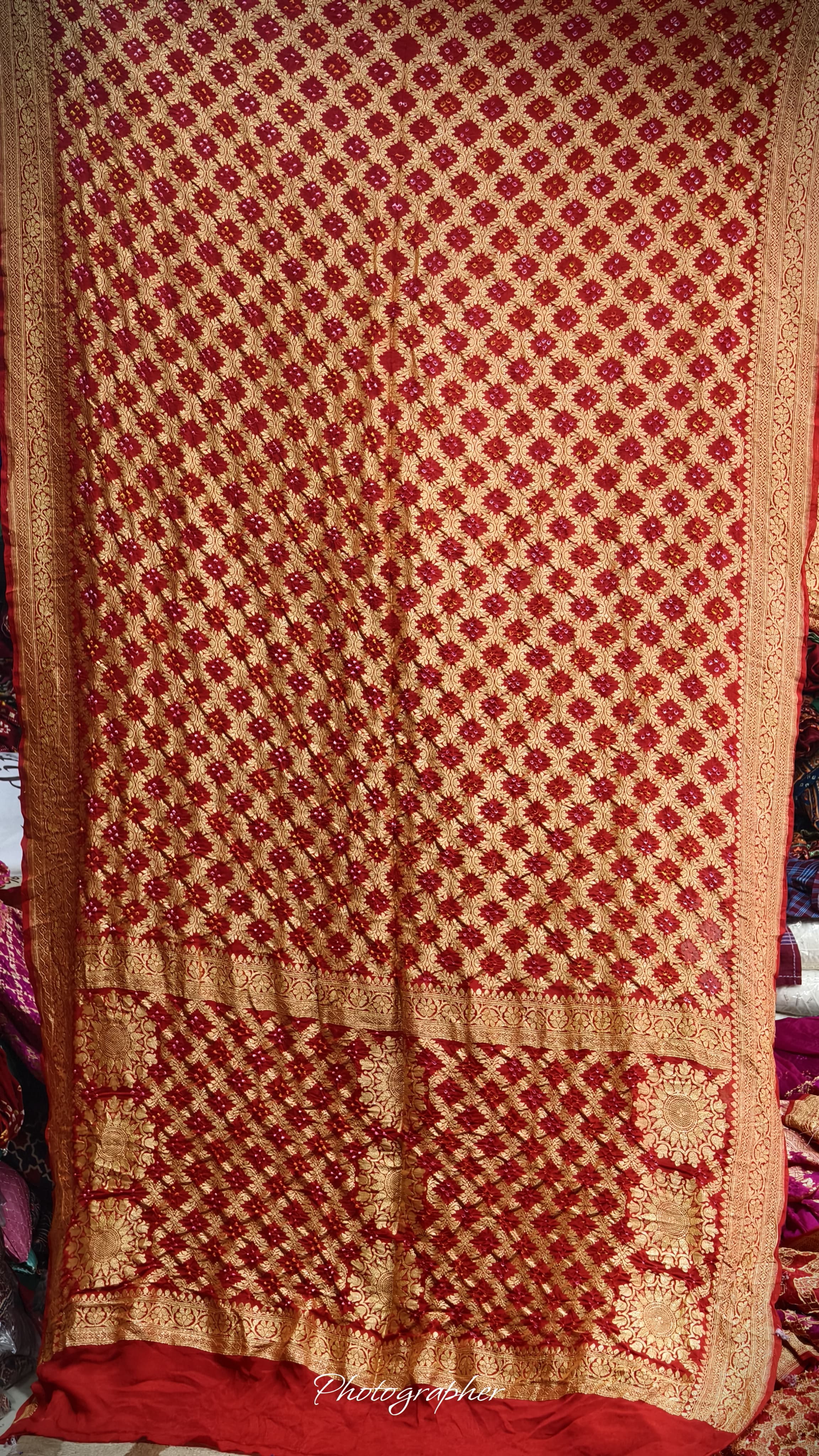 Pure Banarasi Georgette Real Neem Zari Upada Saree