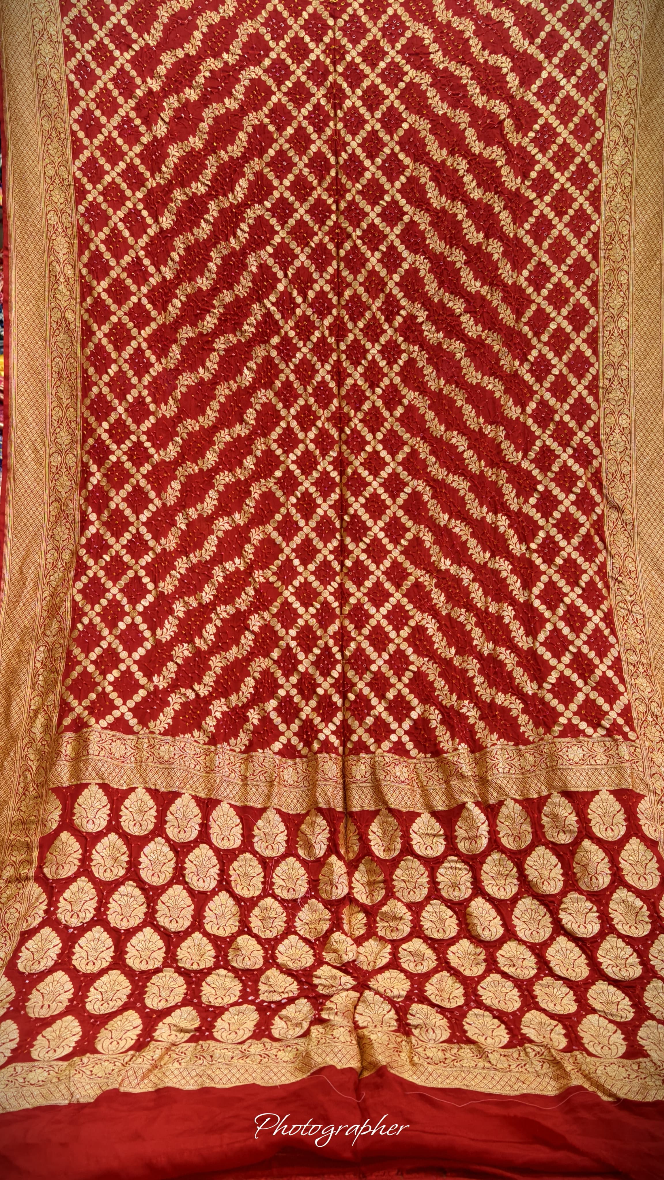 Pure Banarasi Georgette Real Neem Zari Upada Saree