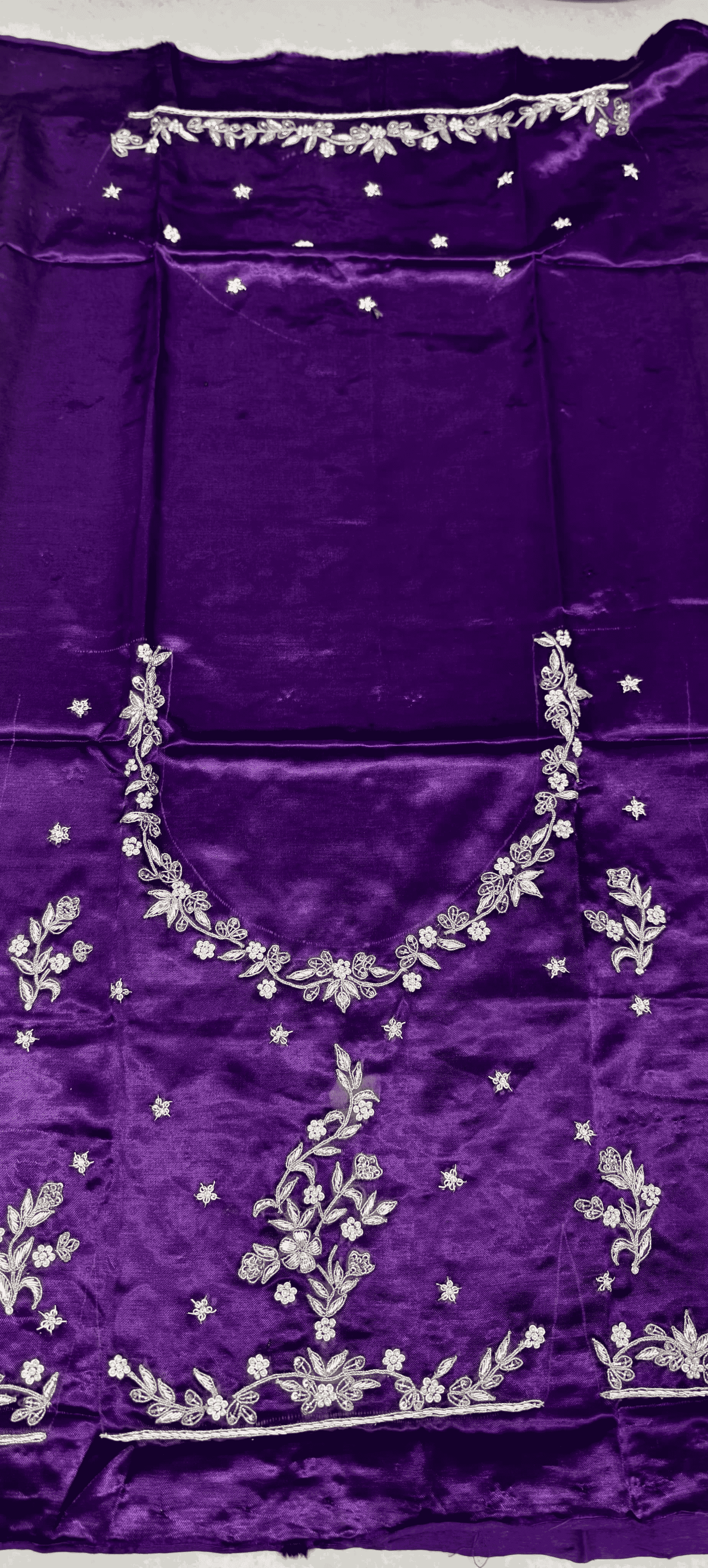 Pure Mashru Gaji Silk Blouse Piece with Pearl Jardoshi Work