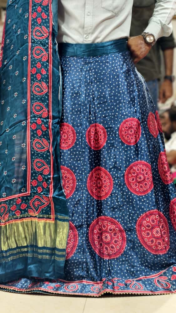 Pure Mashru Gaji Silk Digital Print Ghagra Set