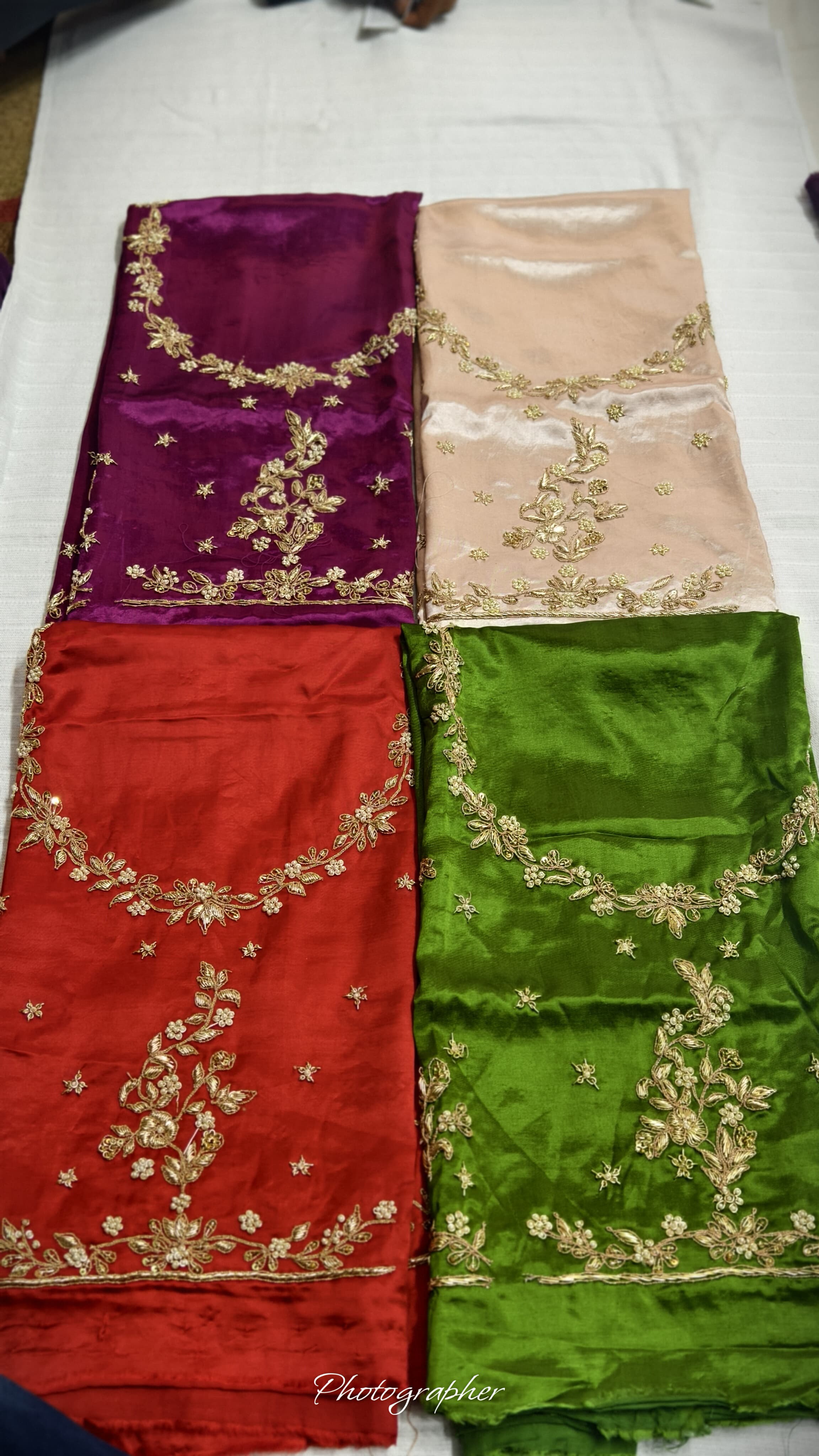 Pure Masru Gaji Silk Blouse Piece With Pearl Jardoshi Work Hand Work Blouse