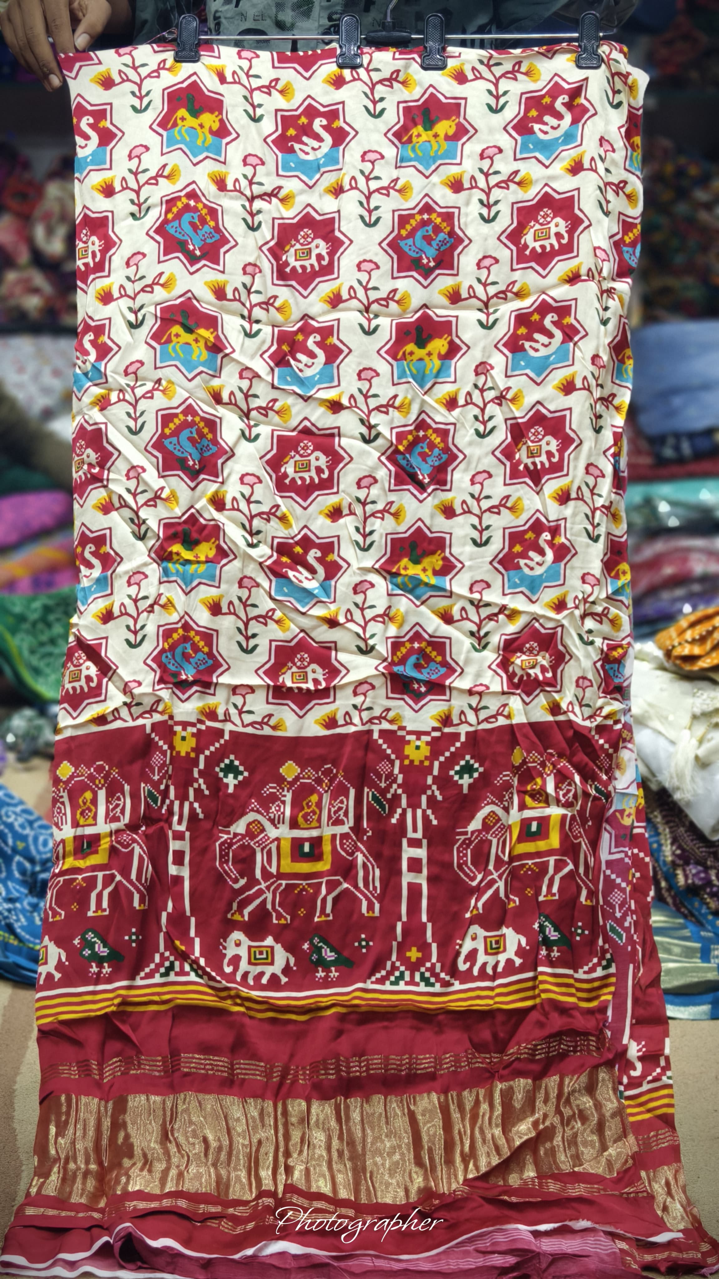 Pure Modal Gaji Silk Digital Print Dupatta