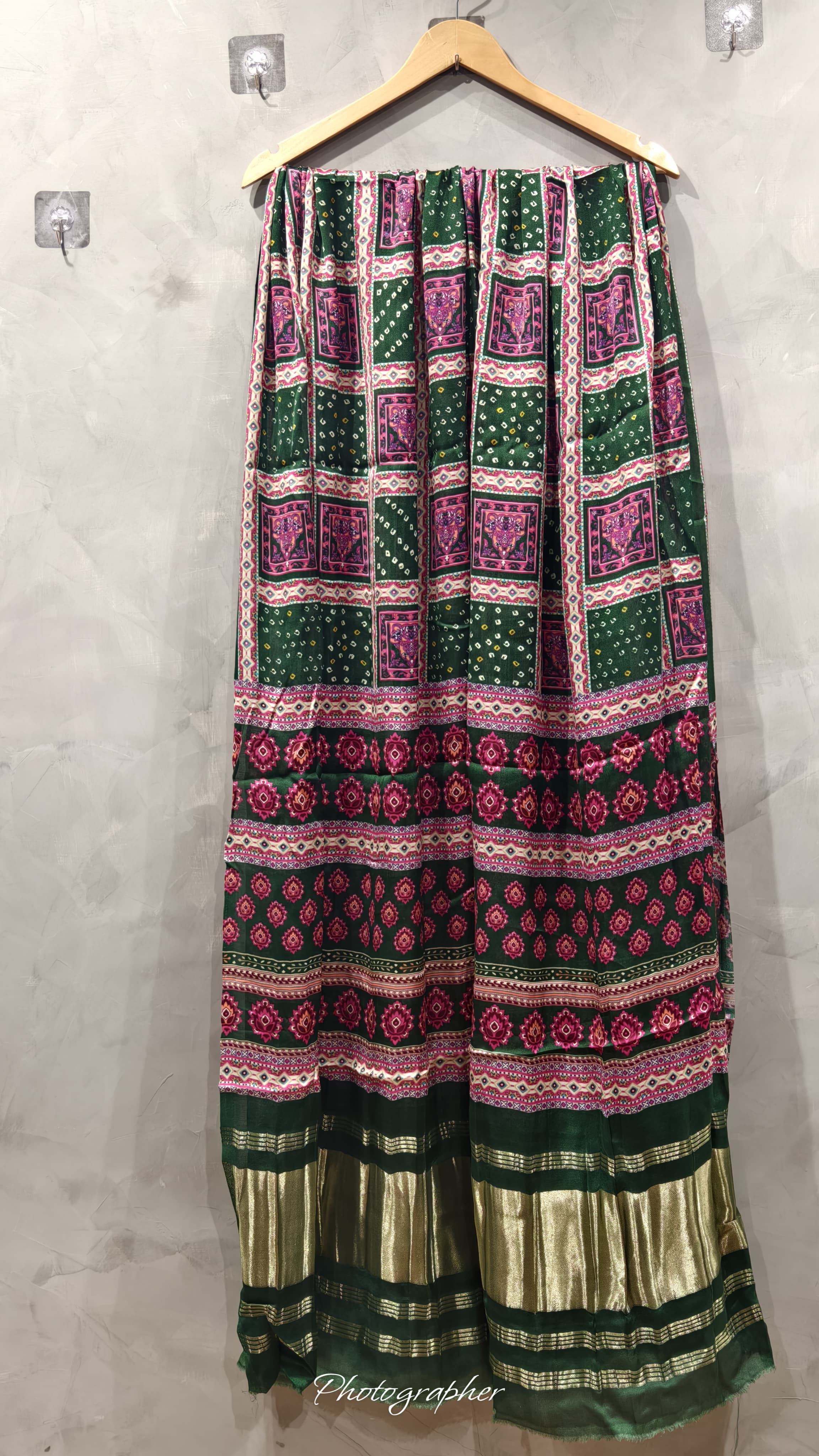 Pure Modal Gaji Silk Digital Print Dupatta