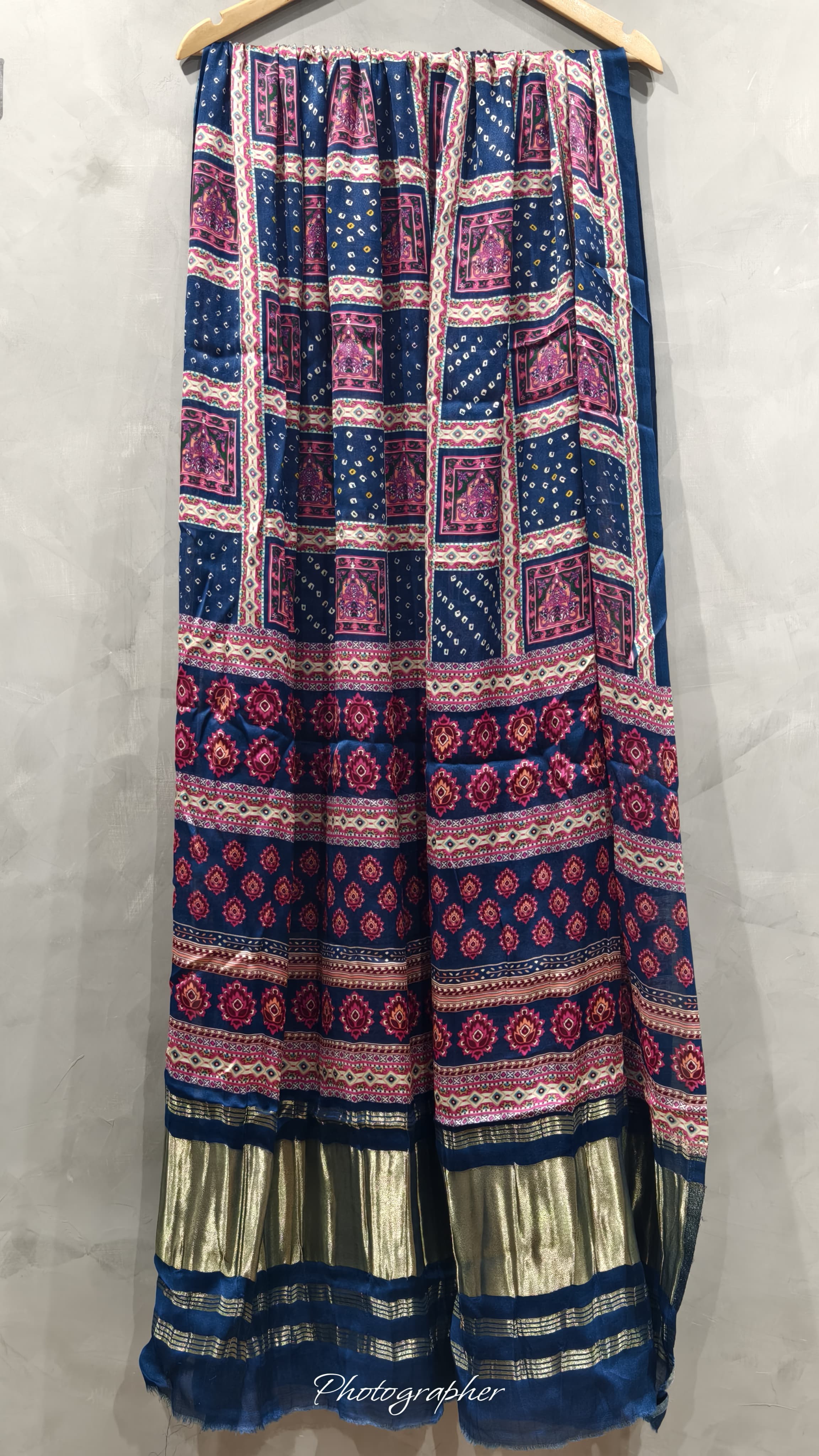 Pure Modal Gaji Silk Digital Print Dupatta