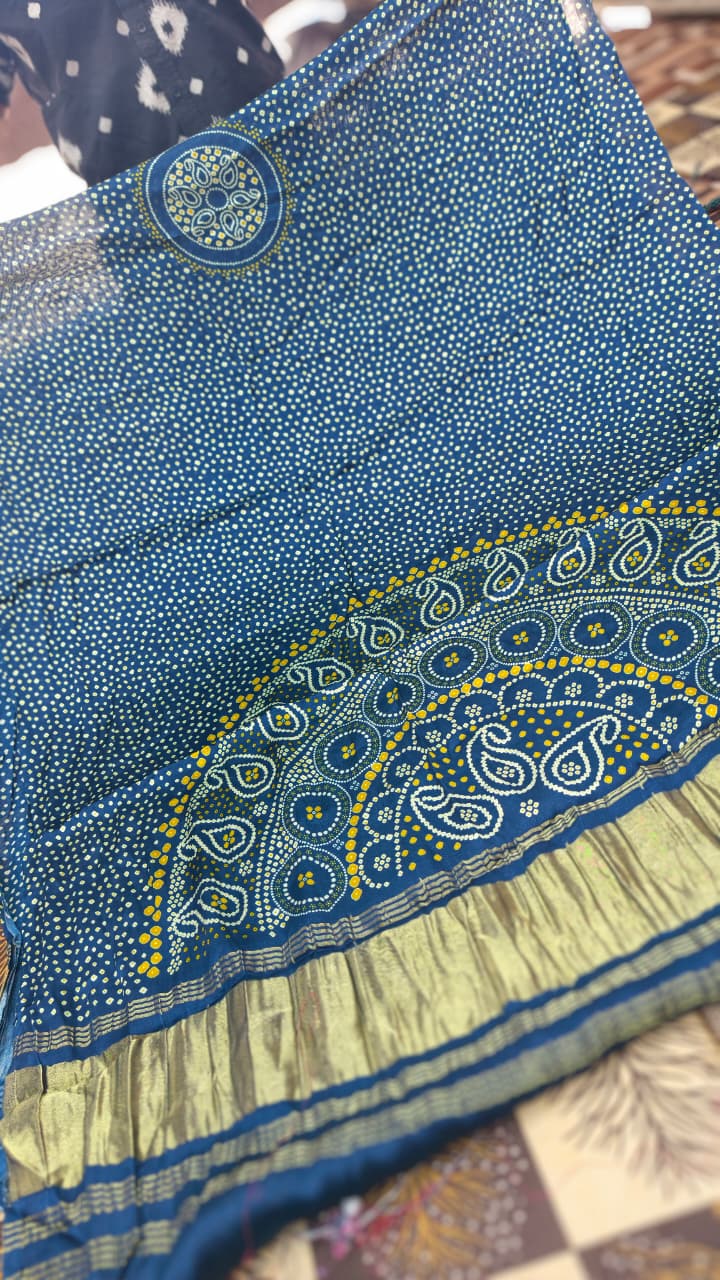 Pure Modal Gaji Silk Digital Print Dupatta