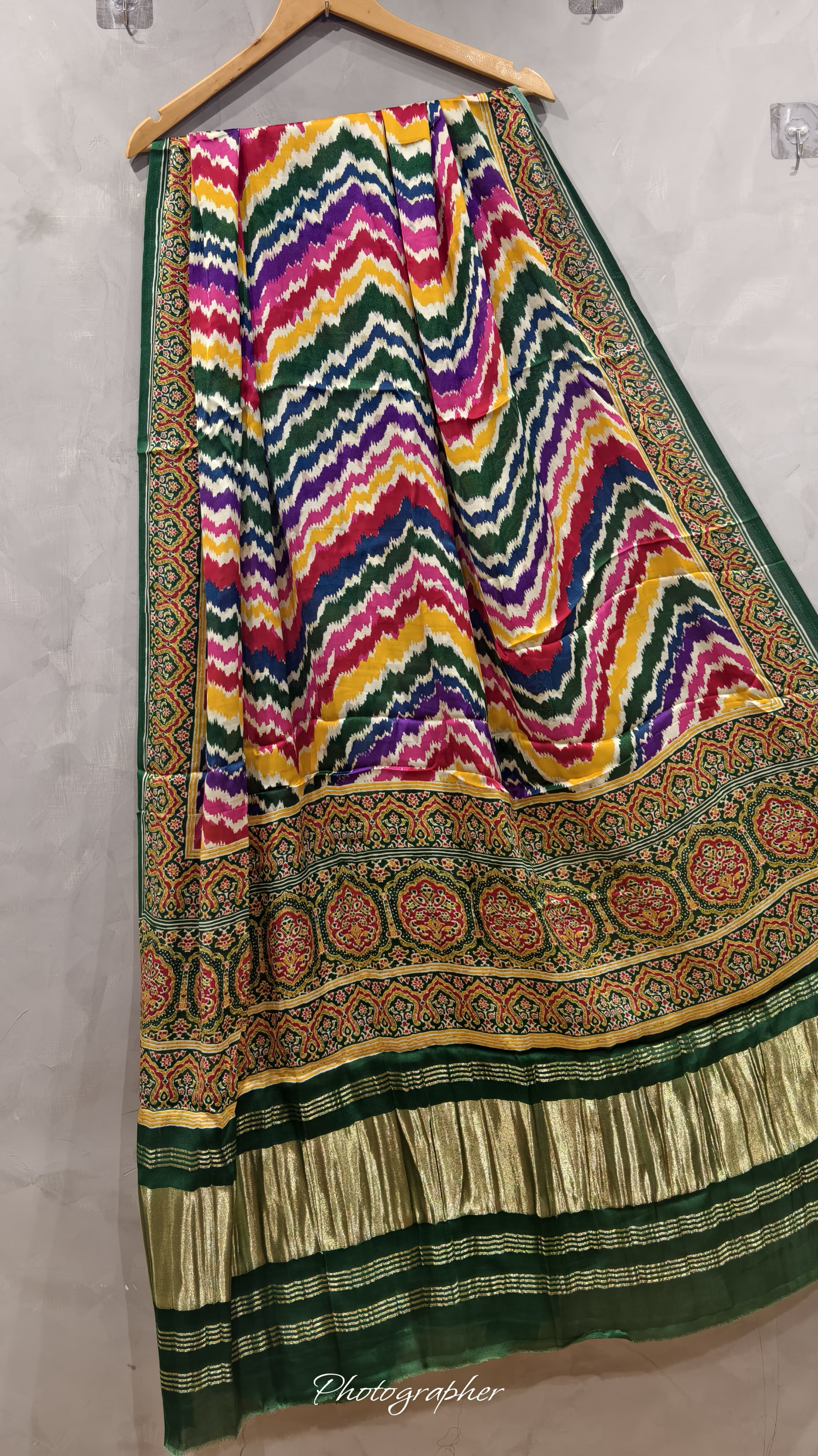 Pure Modal Gaji Silk Digital Print Dupatta