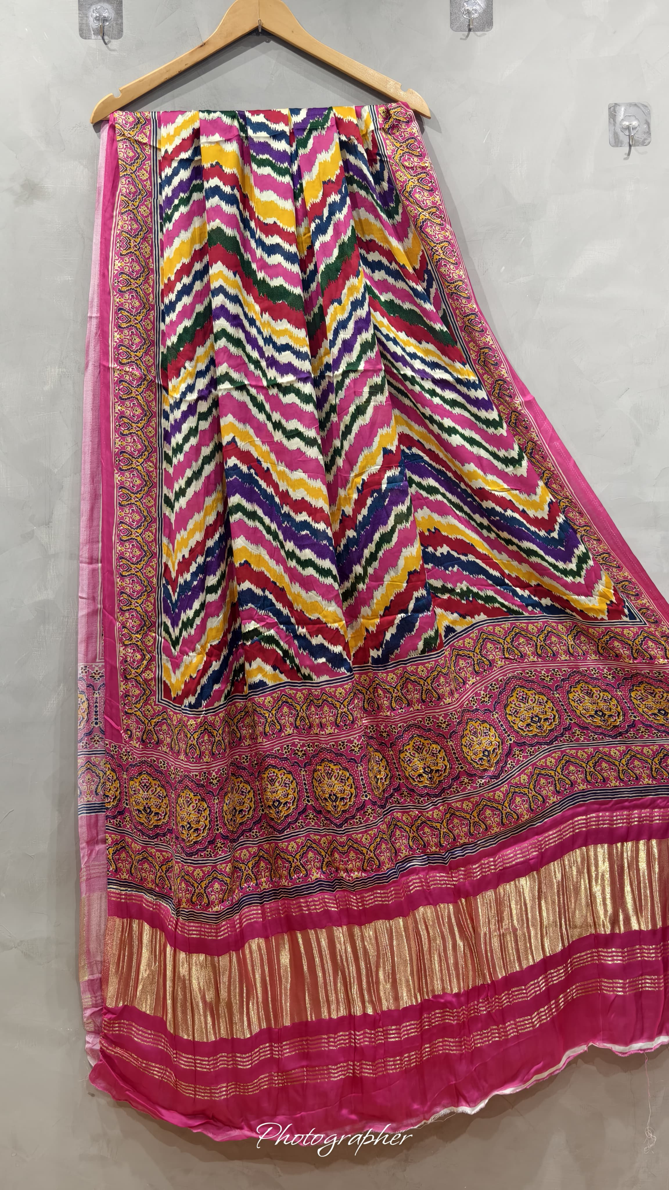 Pure Modal Gaji Silk Digital Print Dupatta