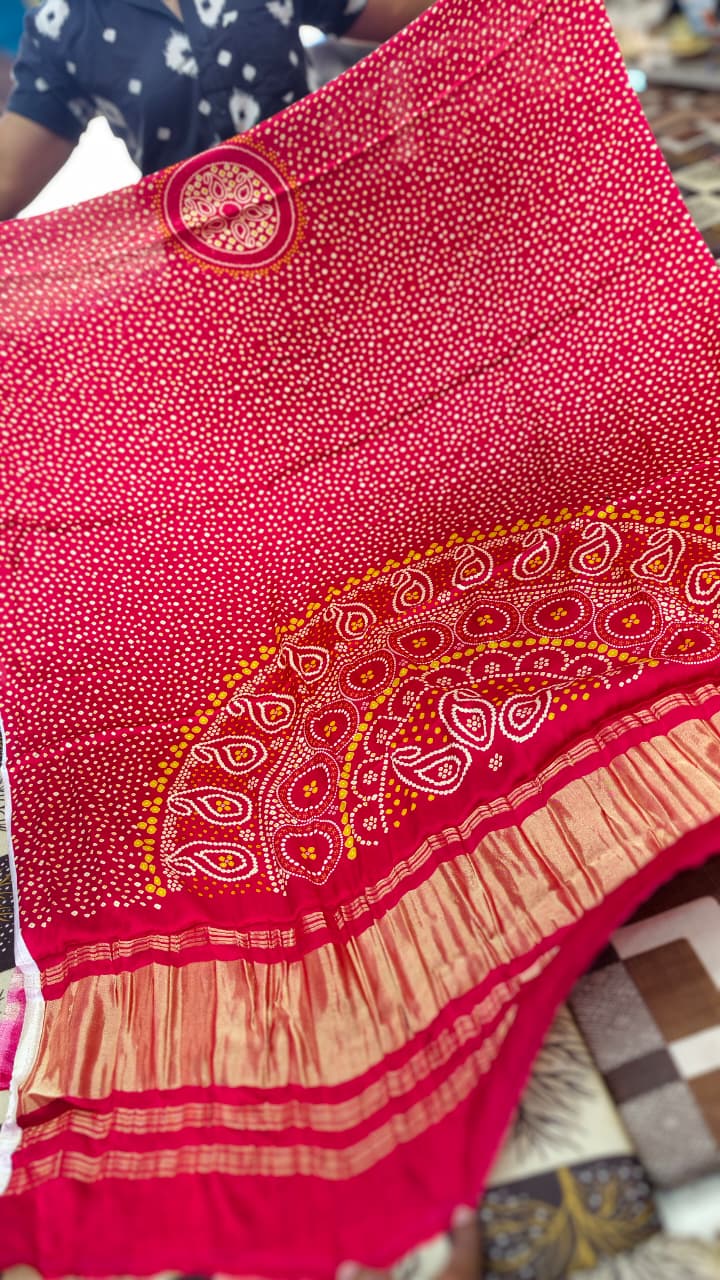 Pure Modal Gaji Silk Digital Print Dupatta