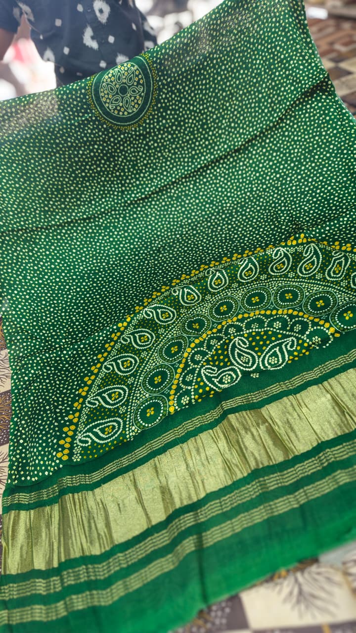 Pure Modal Gaji Silk Digital Print Dupatta
