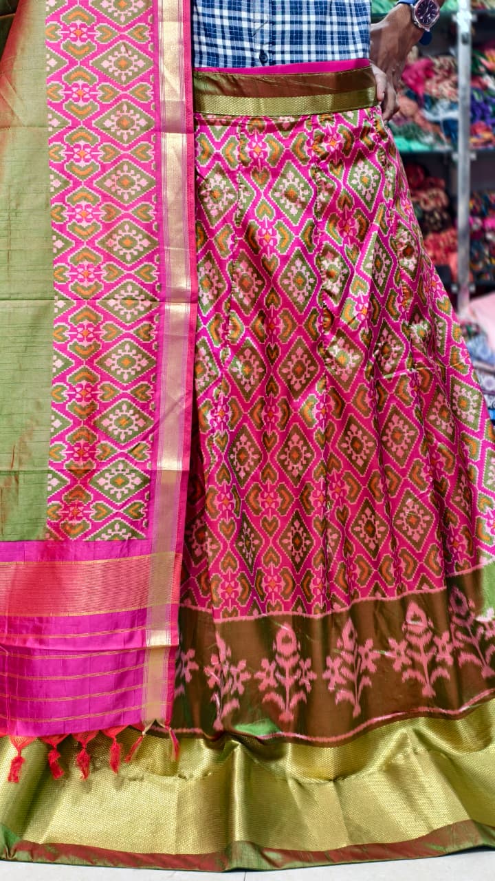 Pure Original Rajkoti Patola Silk Full Pair