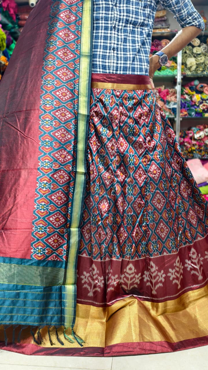 Pure Original Rajkoti Patola Silk Full Pair