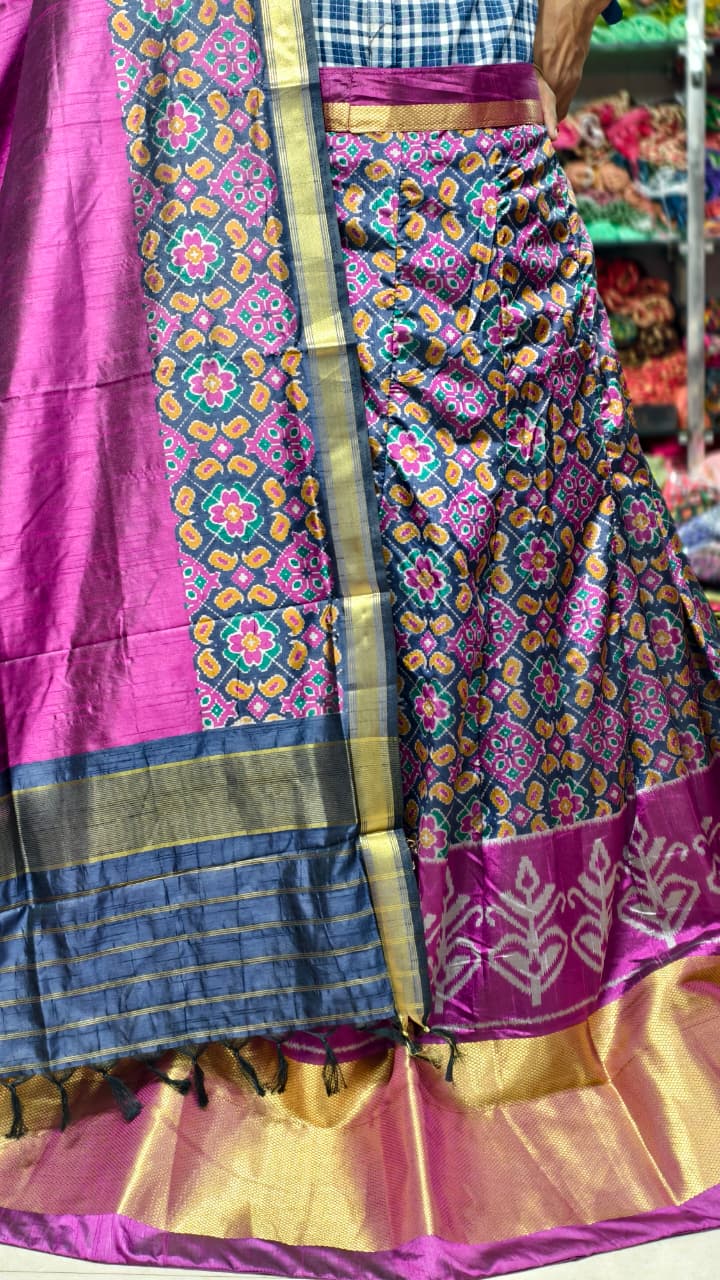 Pure Original Rajkoti Patola Silk Full Pair