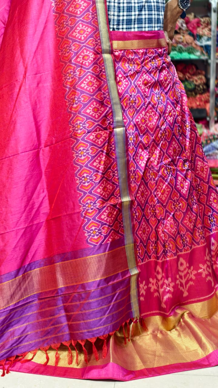 Pure Original Rajkoti Patola Silk Full Pair