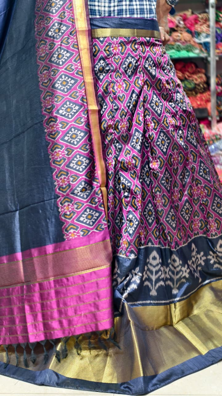 Pure Original Rajkoti Patola Silk Full Pair