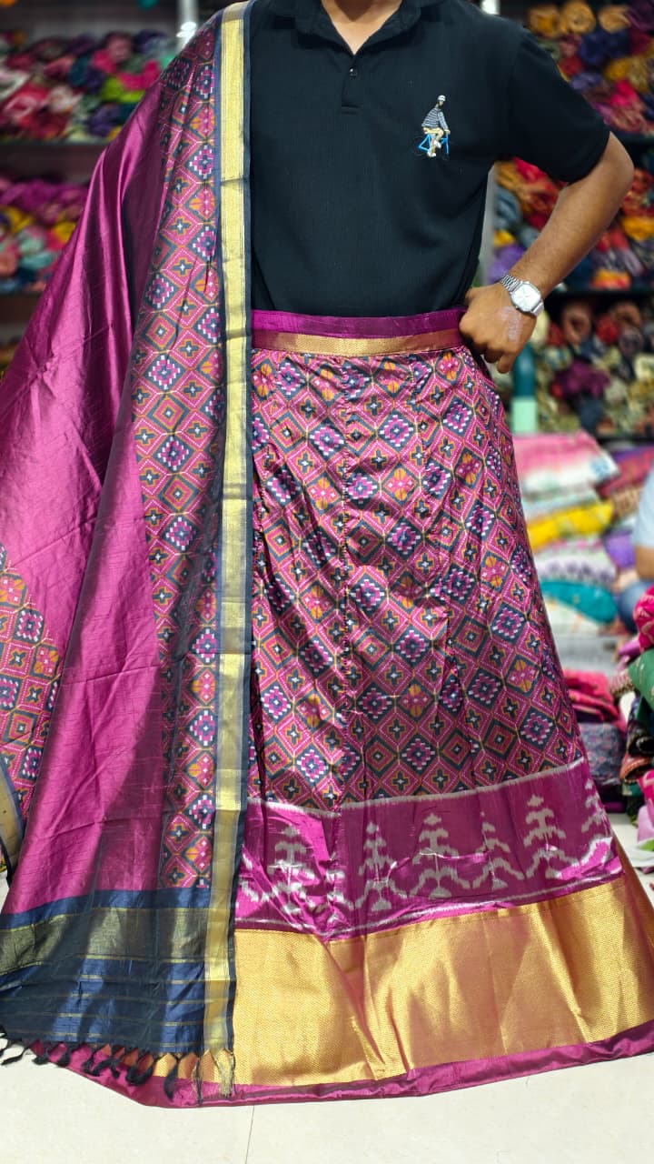 Pure Original Rajkoti Patola Silk Full Pair