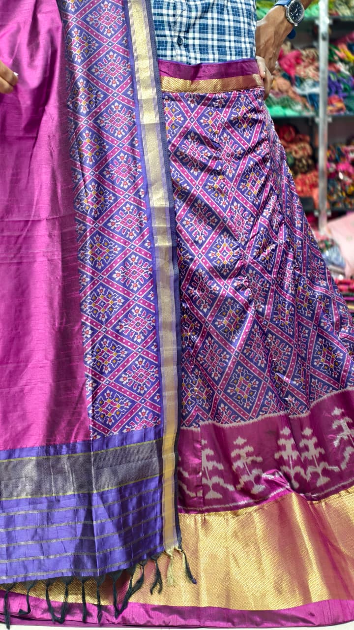 Pure Original Rajkoti Patola Silk Full Pair