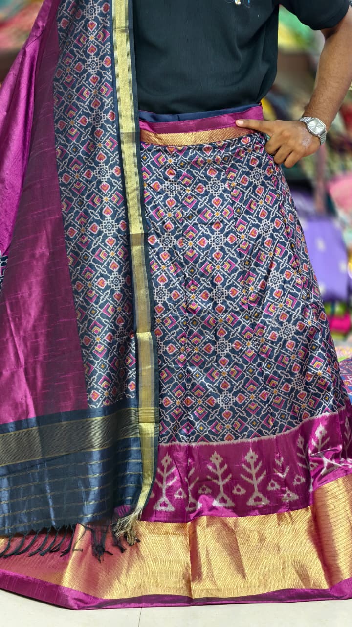 Pure Original Rajkoti Patola Silk Full Pair