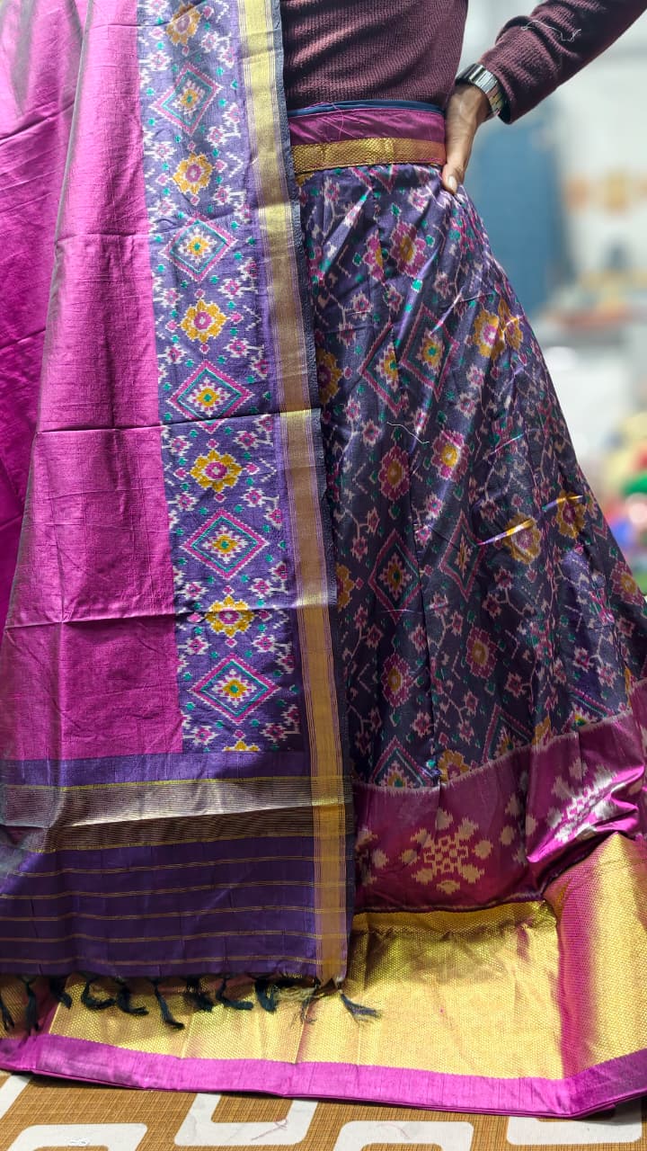 Pure Original Rajkoti Patola Silk Full Pair