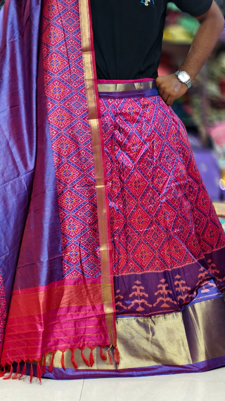 Pure Original Rajkoti Patola Silk Full Pair