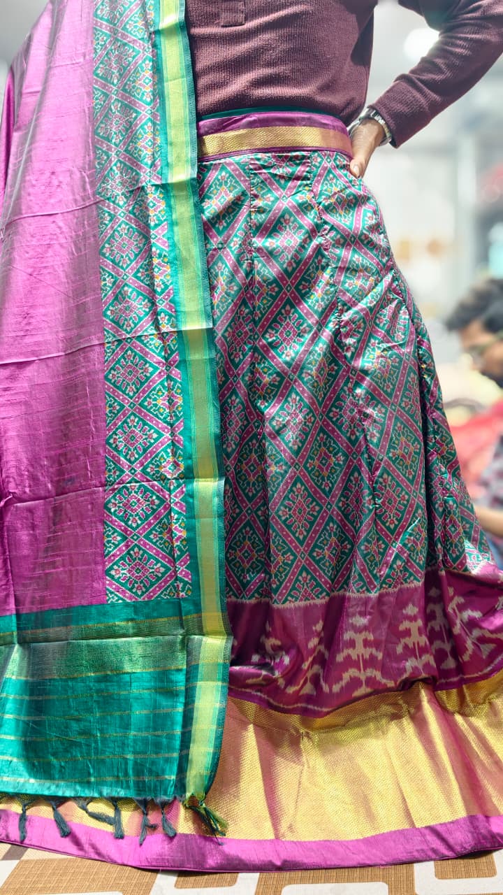 Pure Original Rajkoti Patola Silk Full Pair