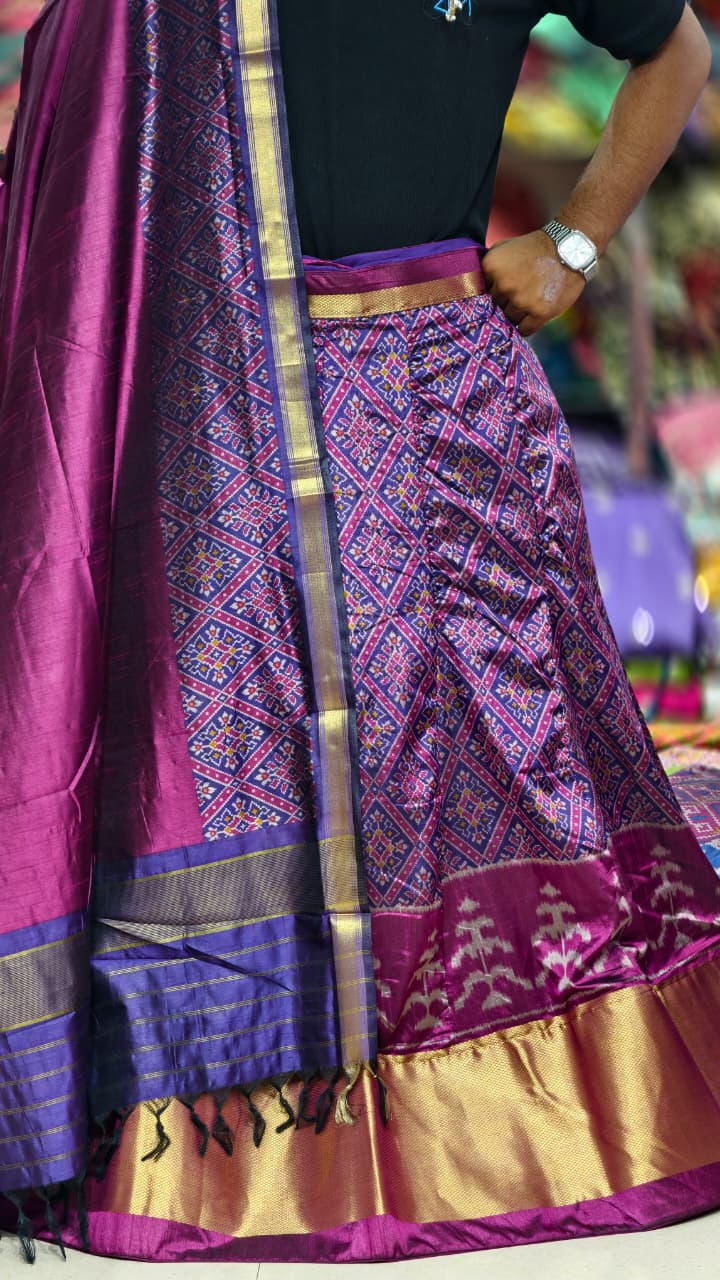 Pure Original Rajkoti Patola Silk Full Pair