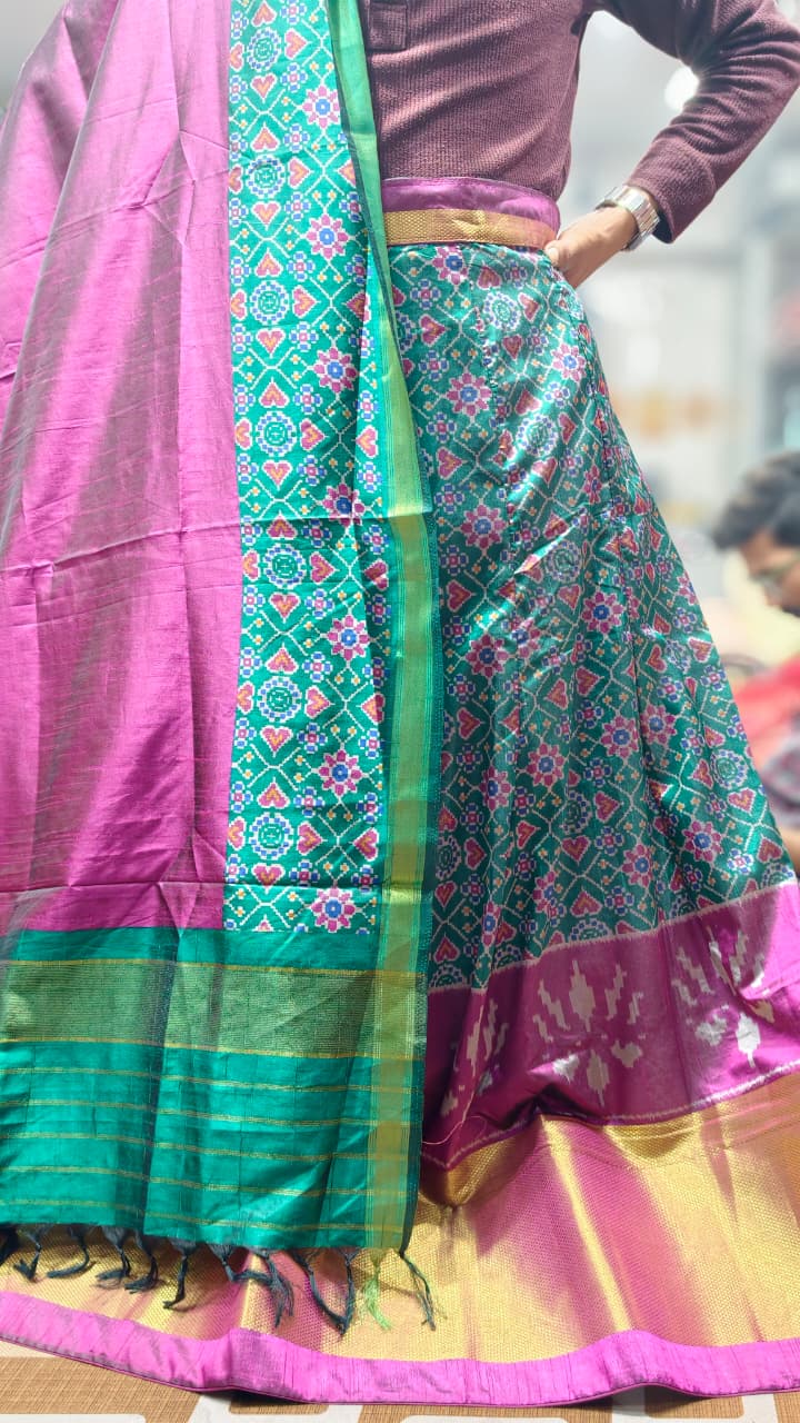 Pure Original Rajkoti Patola Silk Full Pair