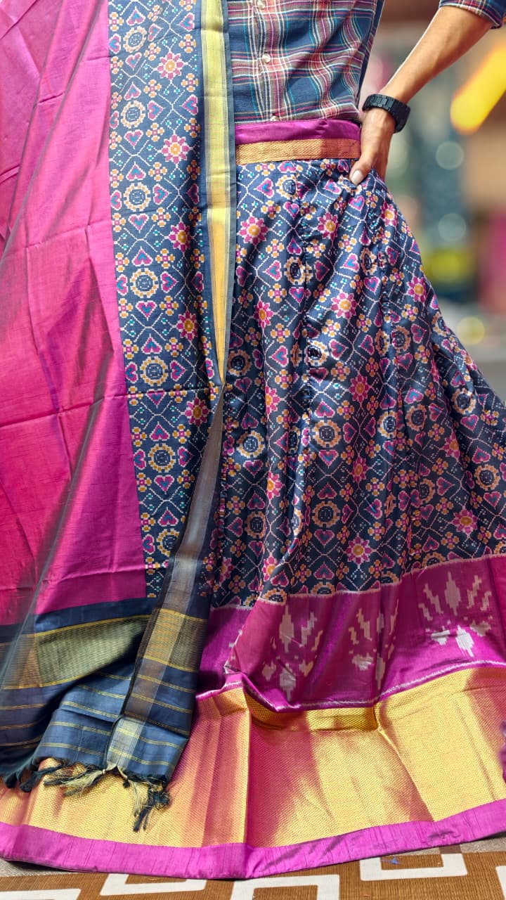 Pure Original Rajkoti Patola Silk Full Pair