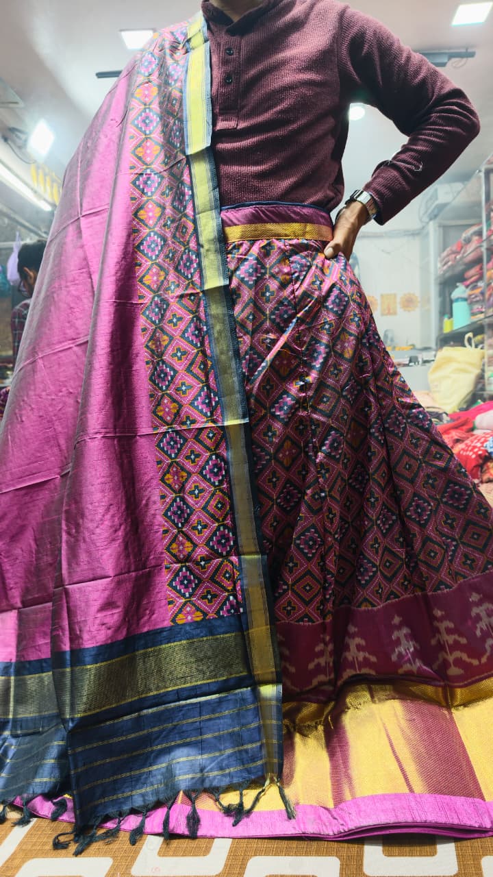 Pure Original Rajkoti Patola Silk Full Pair