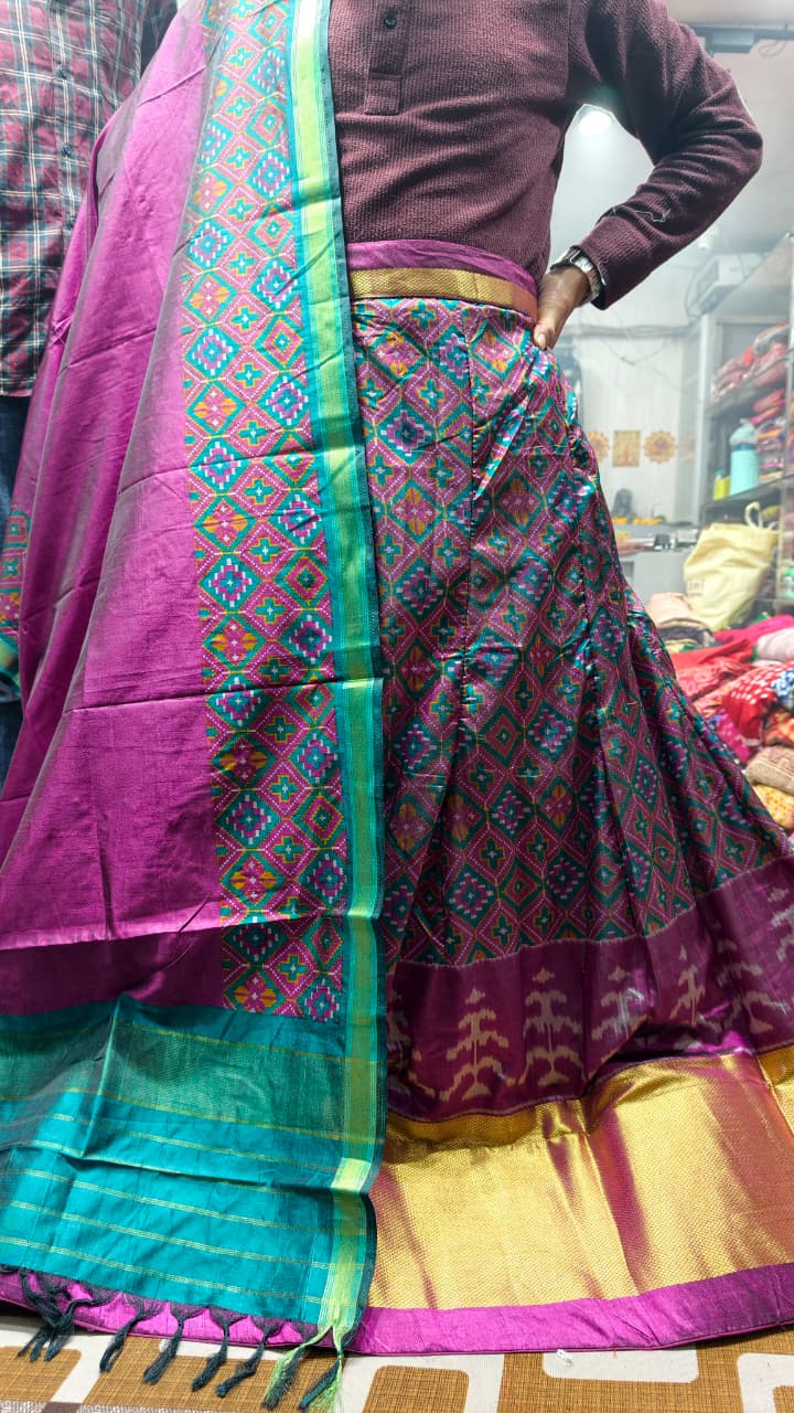 Pure Original Rajkoti Patola Silk Full Pair