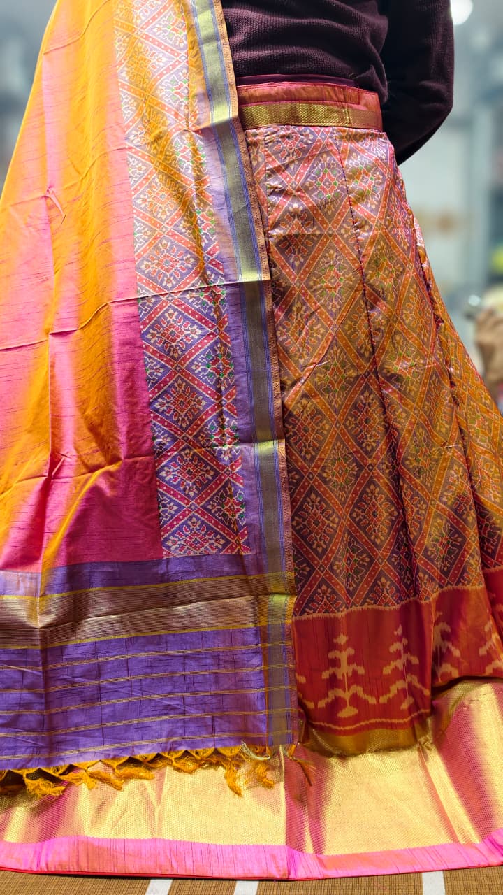 Pure Original Rajkoti Patola Silk Full Pair