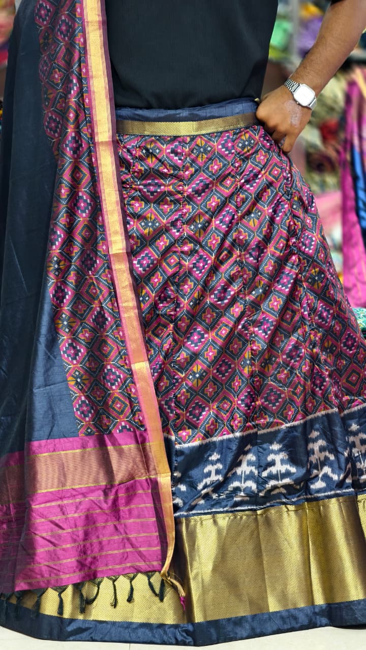 Pure Original Rajkoti Patola Silk Full Pair