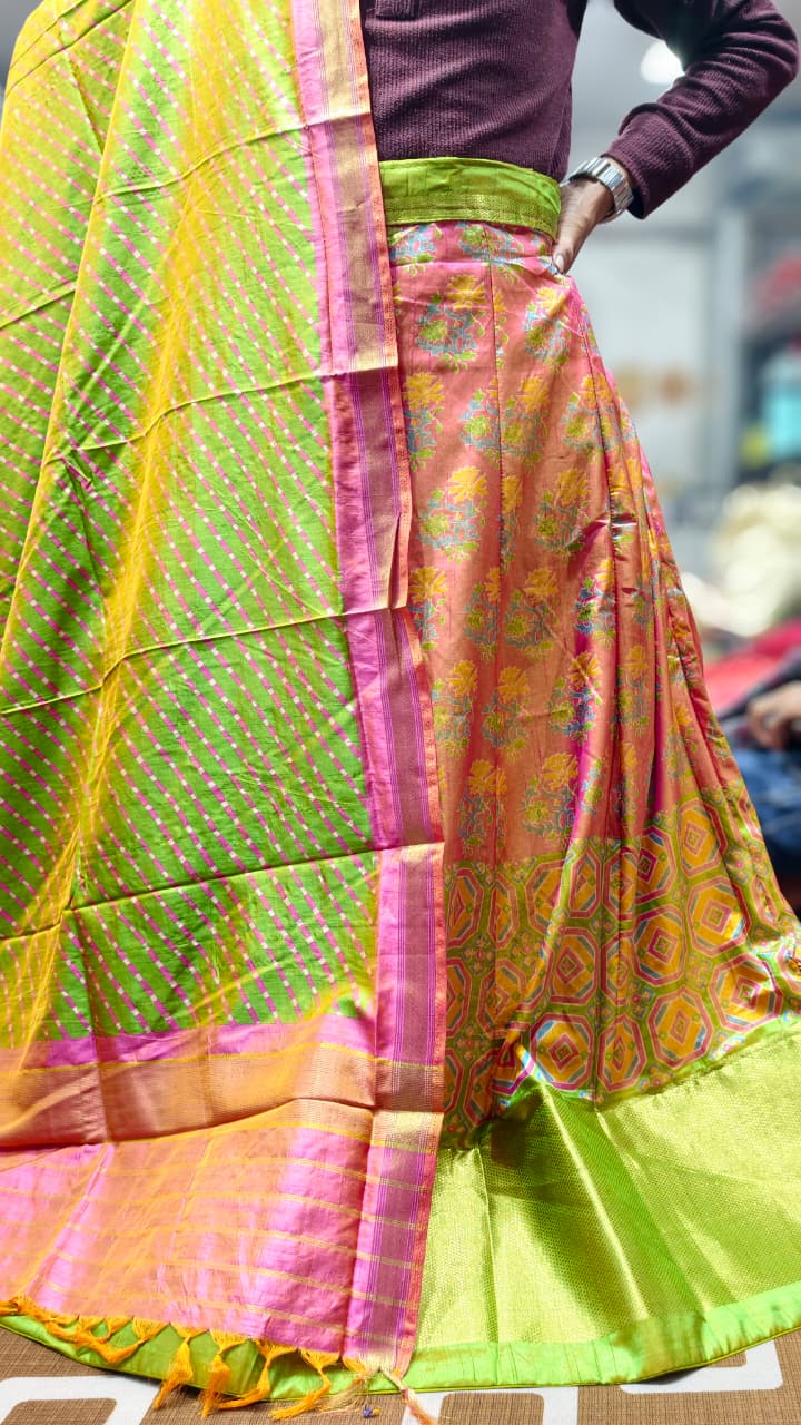 Pure Original Rajkoti Patola Silk Full Pair