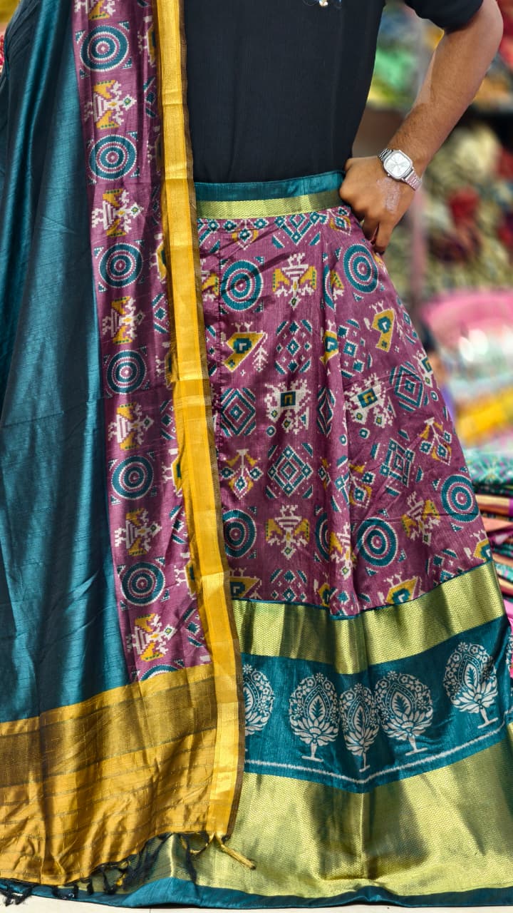 Pure Original Rajkoti Patola Silk Full Pair