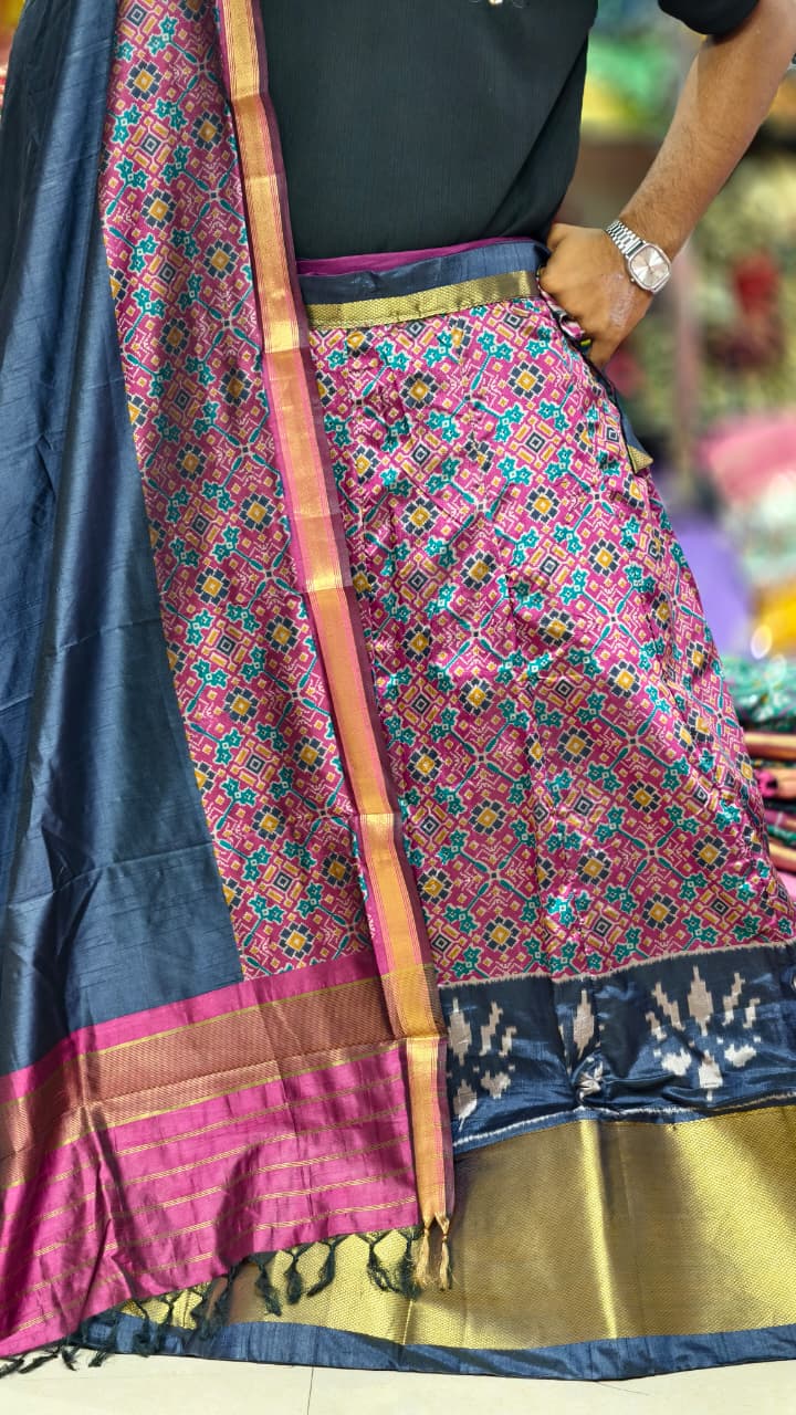 Pure Original Rajkoti Patola Silk Full Pair