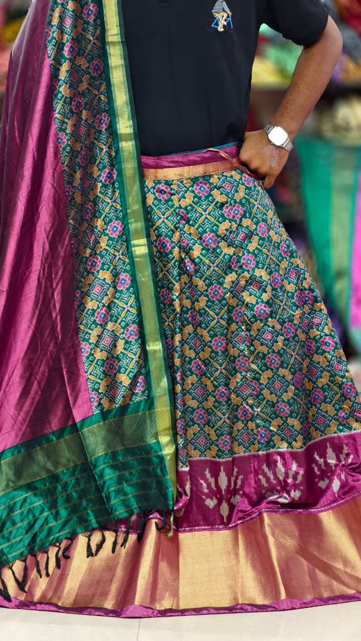 Pure Original Rajkoti Patola Silk Full Pair